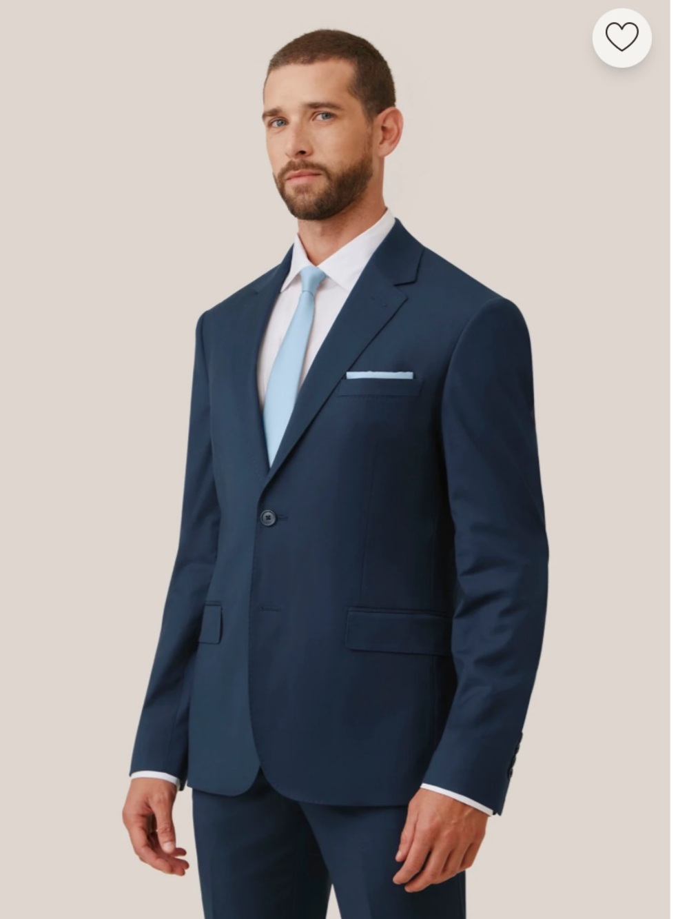 Birdy Grey Taylor Groomsmen Suit Jacket Navy